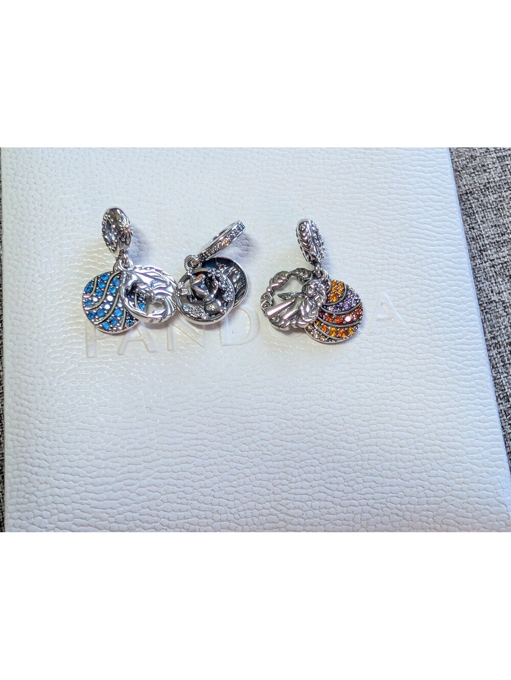 Pandora charm s925 ale disney frozen dangle bundle Anna Elsa olaf